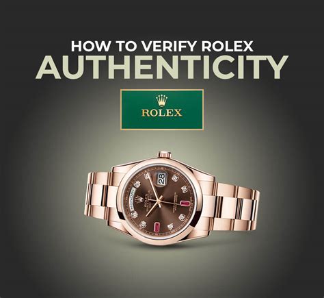 rolex authenticity check